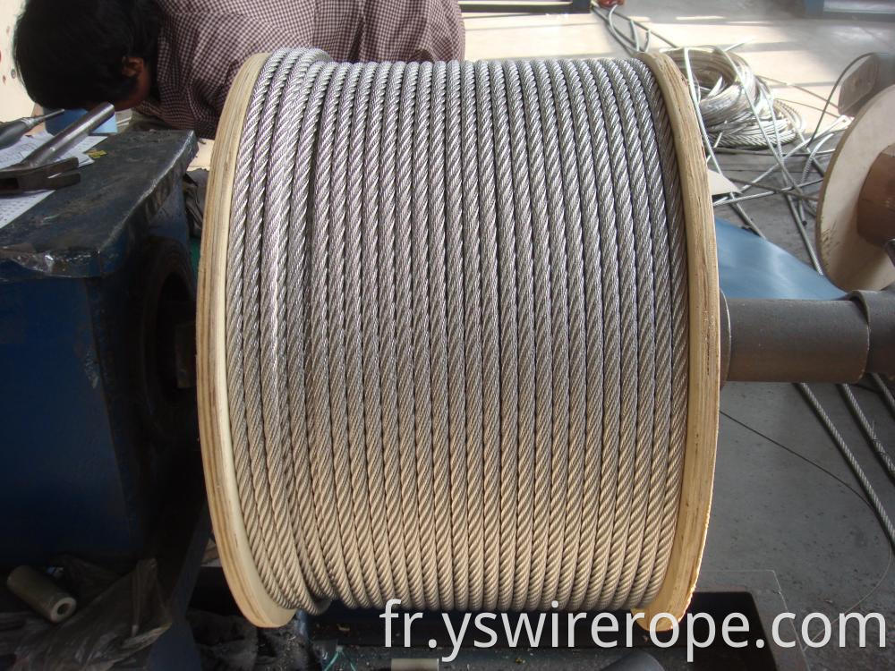 AISI 304 stainless steel wire rope 1x7 0.8mm